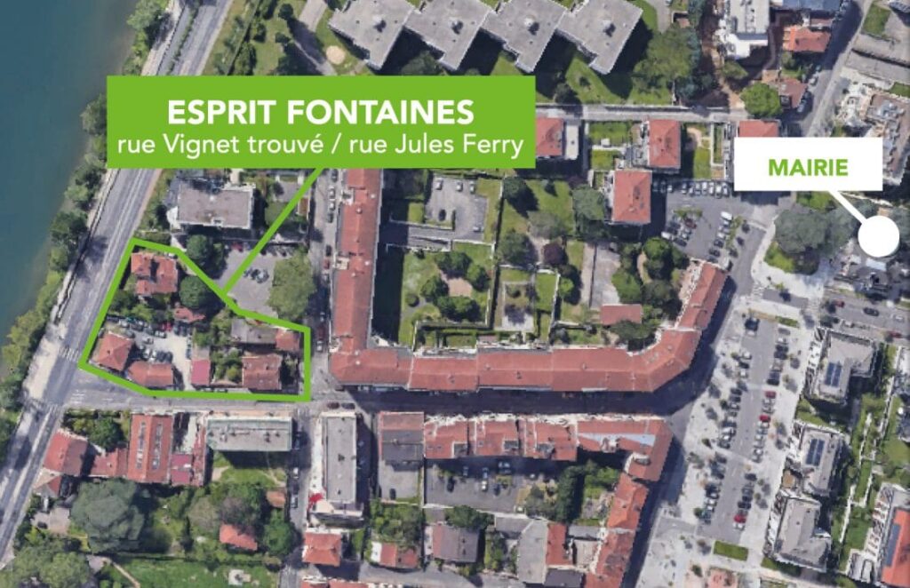 plan résidence Esprit Fontaines